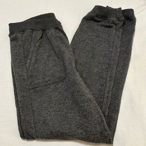 Gray jogger sweat pants